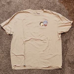 Ripple Junction Beige Rick and Morty T-Shirt